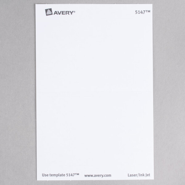 Avery 5147 2 1 3 X 3 3 8 White Printable Self Adhesive Name Badges avery-5147-2-1-3-x-3-3-8-white-printable-self-adhesive-name-badges
