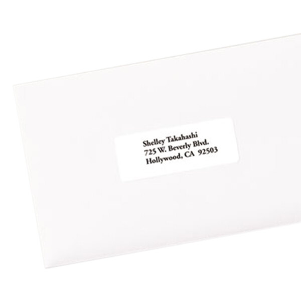 Avery® 5960 1" x 2 5/8" Easy Peel White Mailing Address Labels 7500/Box