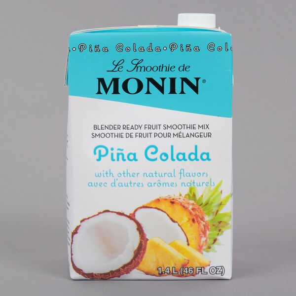 Monin 46 fl. oz. Pina Colada Fruit Smoothie Mix