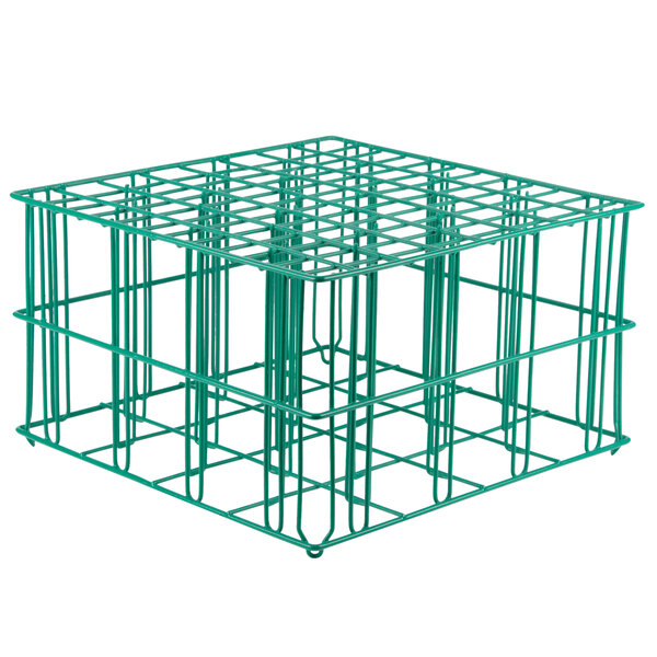 Microwire 16 Compartment Catering Glassware Basket 4" x 4" x 10