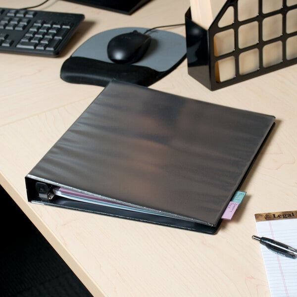 Avery® 79699 Black Heavy-Duty View Binder with 1" Locking One Touch EZD Rings