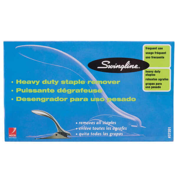 Swingline 37201 Satin Chrome HeavyDuty Metal Staple Remover