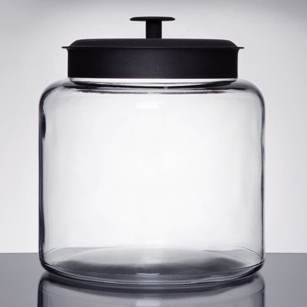 Anchor Hocking 88904 1 1/2 Gallon Glass Montana Jar with Metal Lid