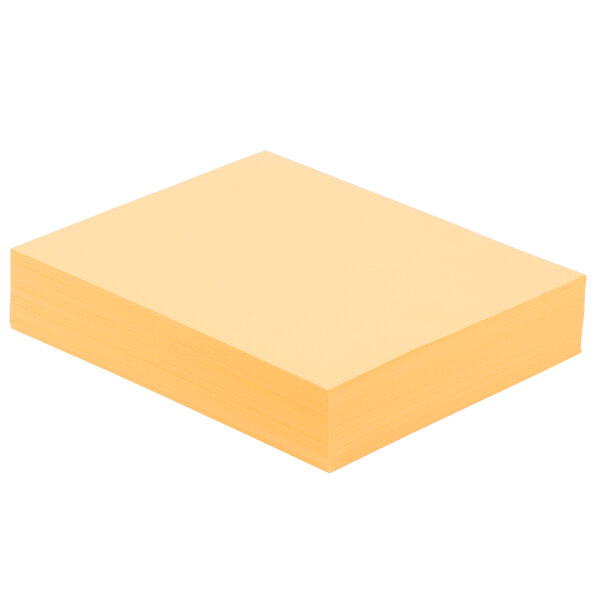 Universal Office UNV11205 8 1/2" x 11" Goldenrod Ream of 20 lb. Color
