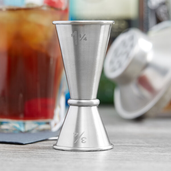 American Metalcraft JG2A 0.75 oz. & 1.25 oz. Stainless Steel