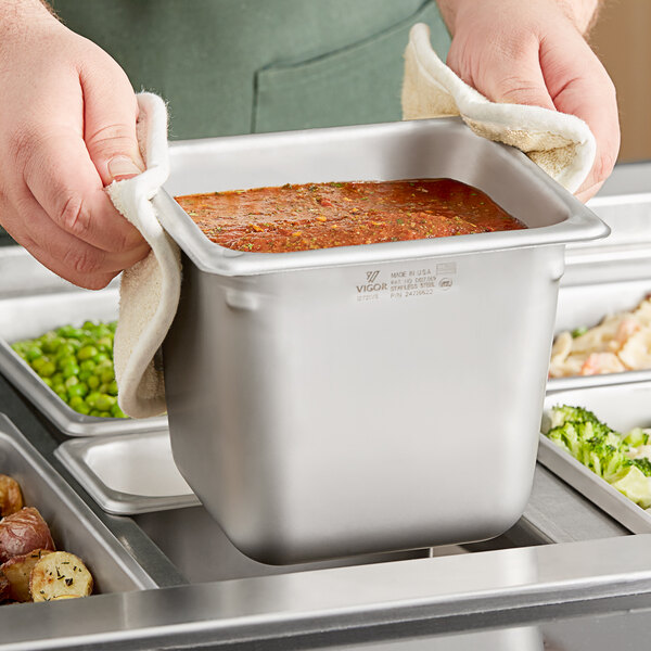Vigor Stainless Steel Steam Table Pan (6