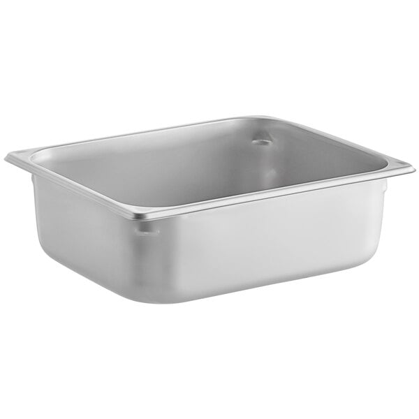 7 qt steam table insert pan with 2 Different Lids 