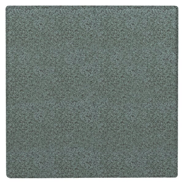 Grosfillex UT210025 X1 24" Square Granite Green Outdoor Molded Melamine Table Top