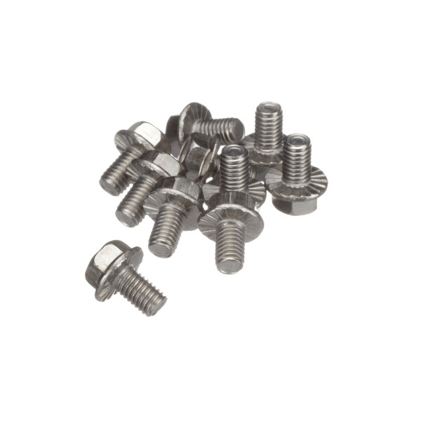 A pile of Rational interlocking tooth screws.