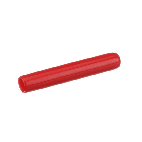 A red vinyl cap for a Frymaster tube.