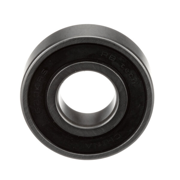 A black rubber Univex bearing.