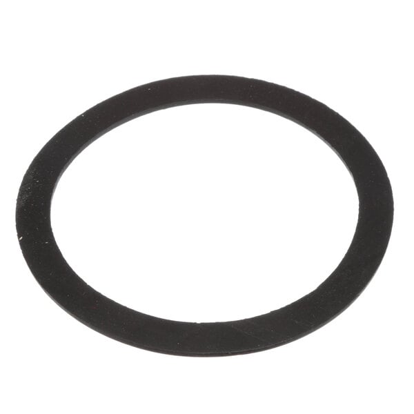 A black rubber Champion gasket with a white background.