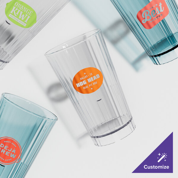 Cambro HT16CW - 16 Oz. Camwear Tumbler - Huntington - Choose Color main image 1