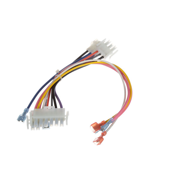 A Traulsen wiring harness with several colored wires.
