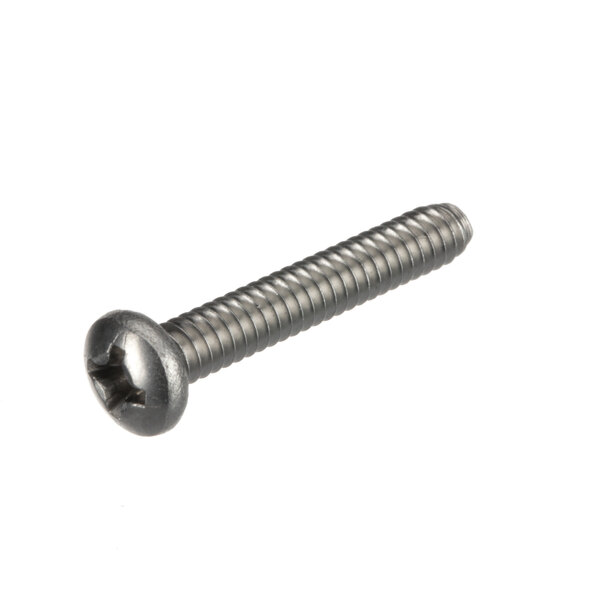 A close-up of a Champion pan head screw with a Phillip drive.