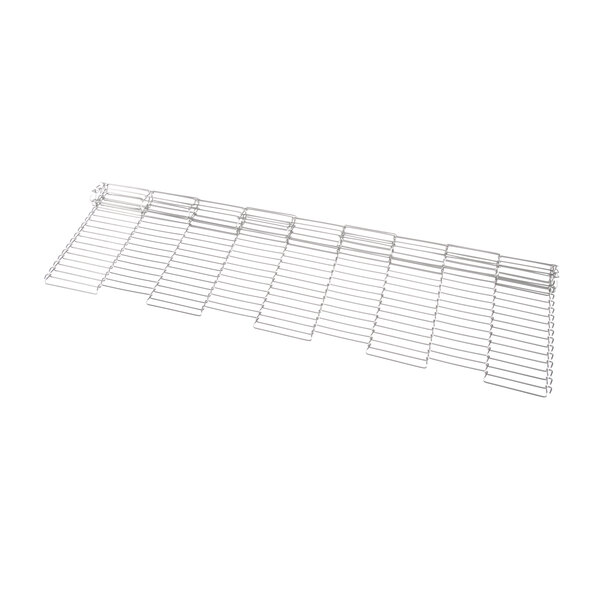 A Middleby Marshall wire rack on a metal grid.