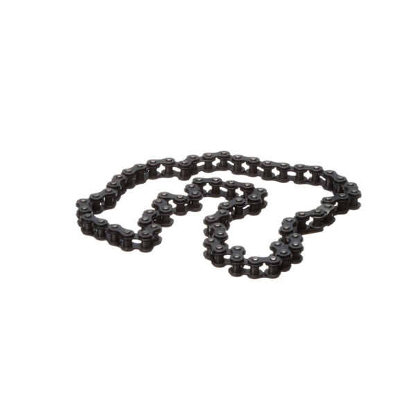 An APW Wyott black chain with a black bead on it.