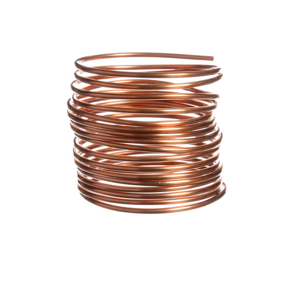 A coil of True Refrigeration copper cap tube.