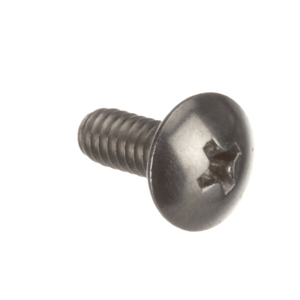 A close-up of a Cleveland stainless steel Phillips truss head screw.