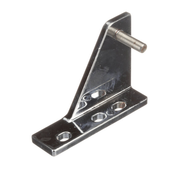 A metal Delfield hinge bracket with screws.
