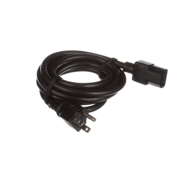 A black Silver King power cord with plugs.