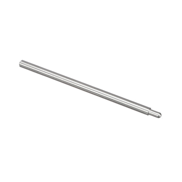 A stainless steel rod with a long handle.