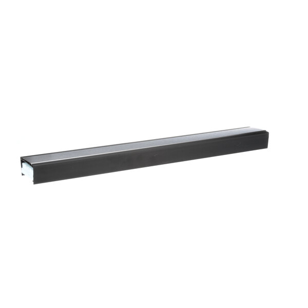 A black rectangular True Refrigeration drawer mullion.