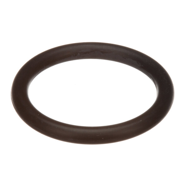 A brown rubber Champion O-ring.