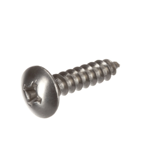 A Delfield screw with a white background.