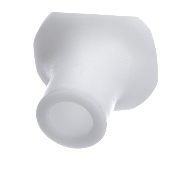 A white plastic Moyer Diebel wash arm bearing with a circular top.