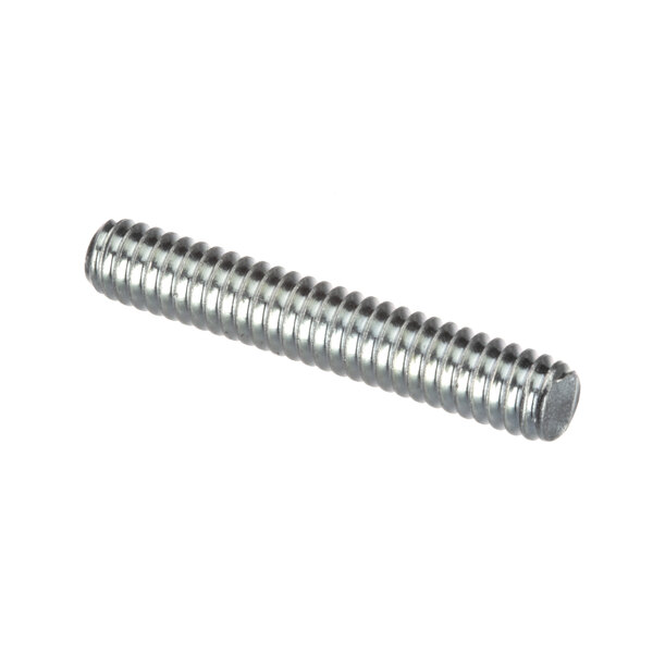 A Delfield 1/4-20x1.50 stud screw with a long shaft.