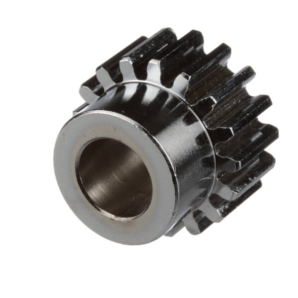 A close-up of an APW Wyott 17-tooth gear.