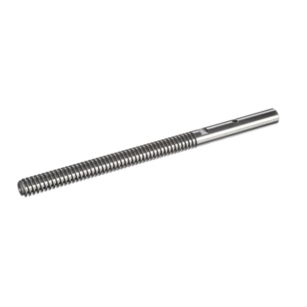 A Univex lead screw shaft with a metal rod.