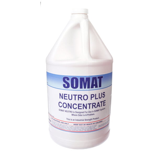 A white Somat Neutro Plus jug with blue text.