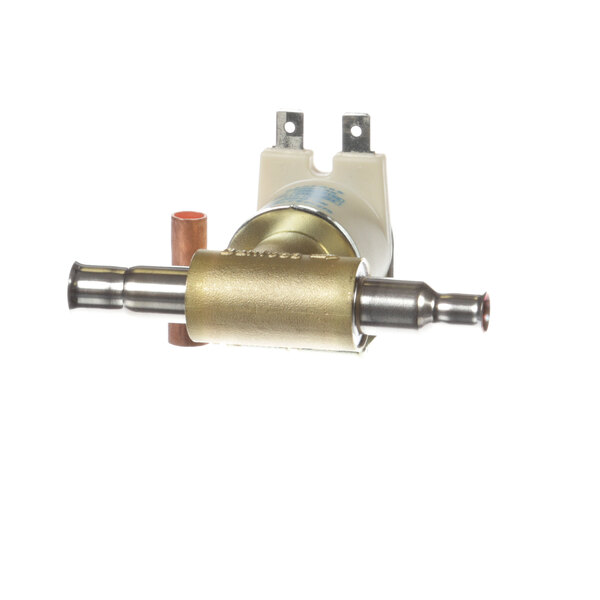 A Manitowoc Ice water solenoid valve.