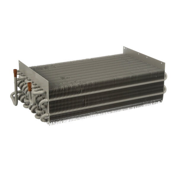 A Traulsen coil evaporator with 5 rows of metal coils.