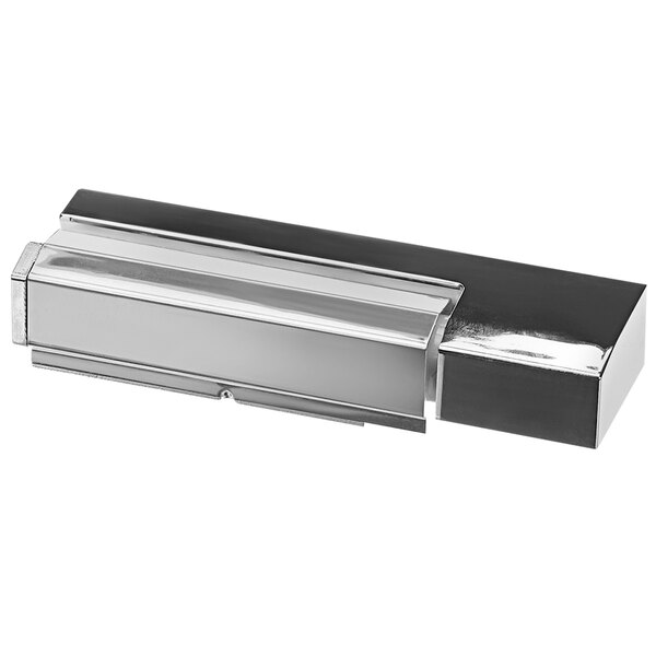 A silver and black metal Hobart Door Hinge Assembly box.