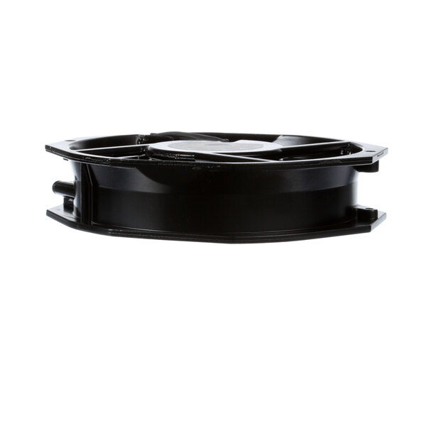 A black circular cooling fan for a Rational combi oven.
