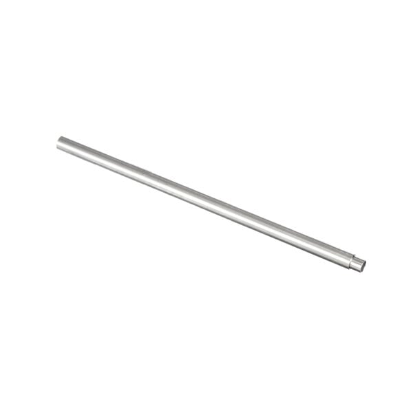 A silver metal rod with a curved end.