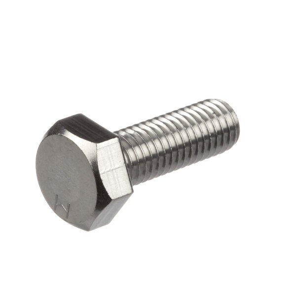 A close-up of a Hoshizaki stainless steel hex bolt.