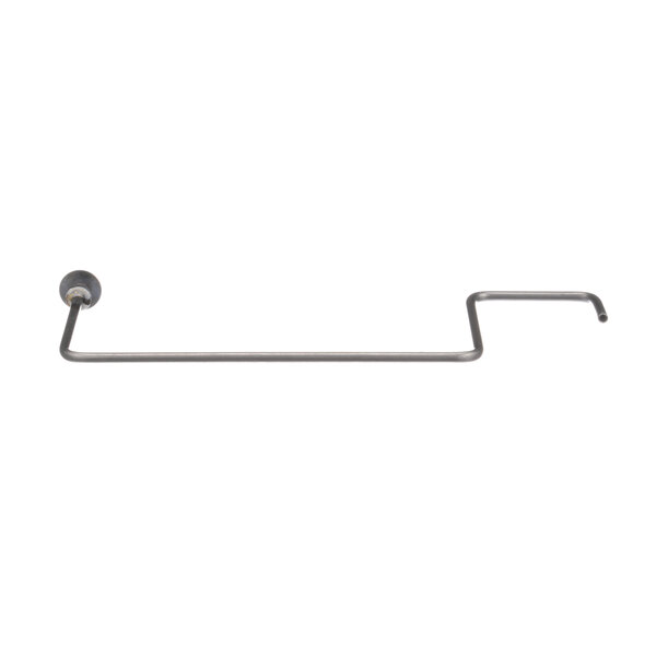 A long thin metal rod with a hook at one end.