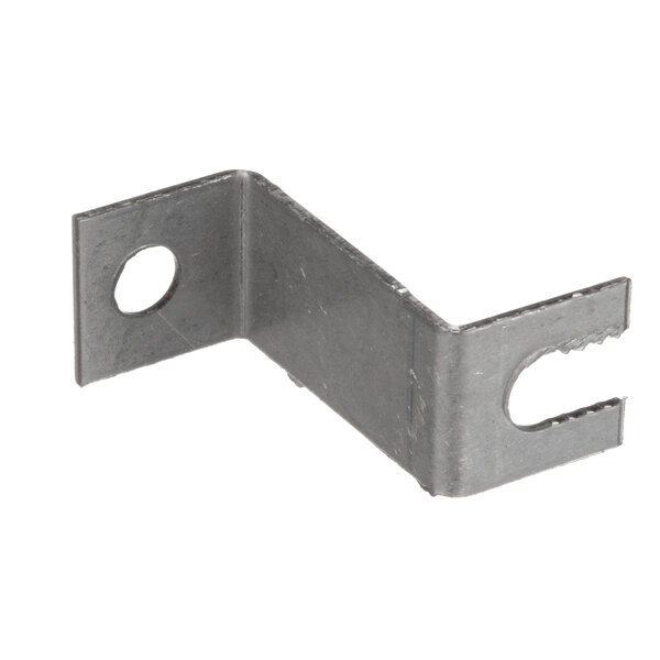 A metal bracket with two holes for a US Range Garland pilot tip holder.
