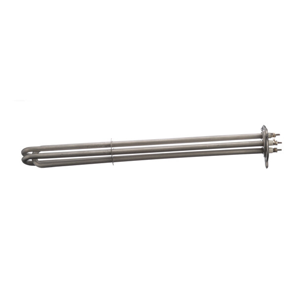 A stainless steel Champion booster element with two metal rods.