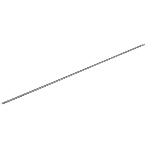 A long thin metal rod with a handle on it.