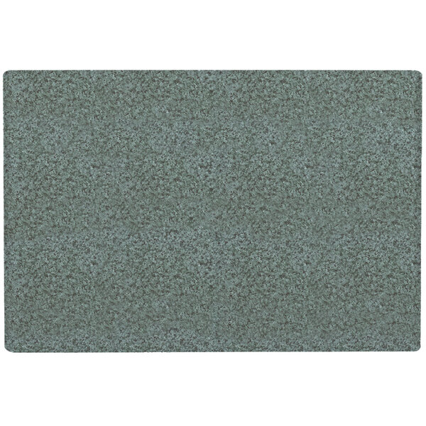 Grosfillex UT270025 X1 32" x 48" Granite Green Outdoor Molded Melamine Table Top