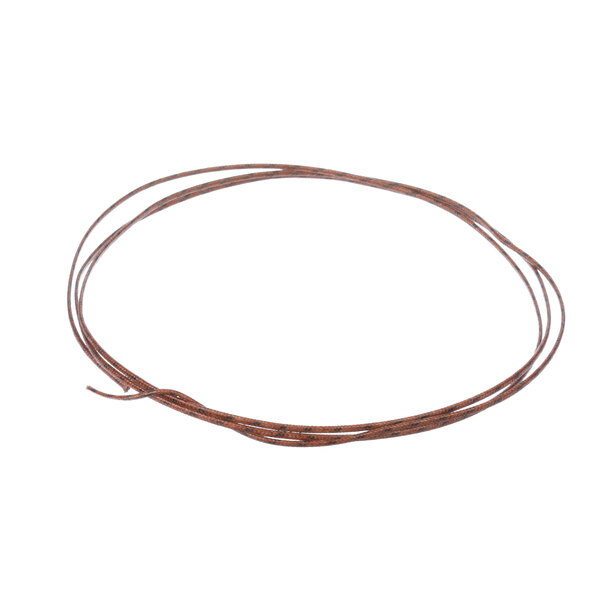 A brown Keating probe ext cable with a small loop on the end of the wire.