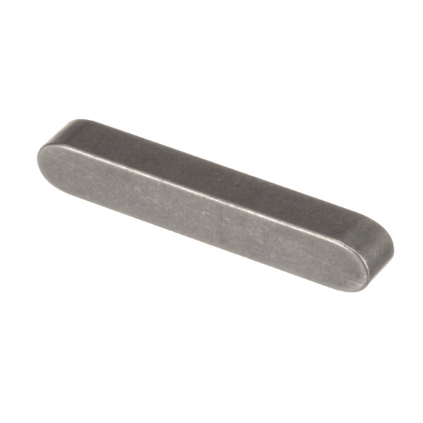 A rectangular metal bar with a long handle.