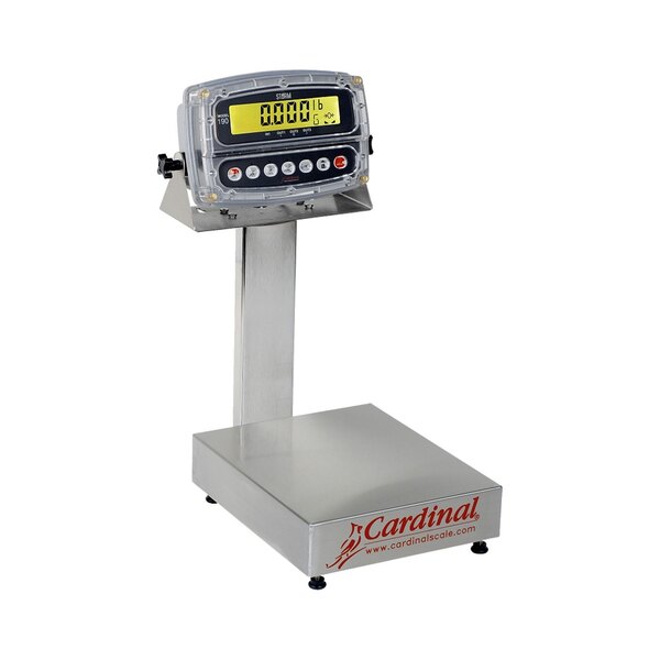 Cardinal Detecto EB-60-190 60 lb. Electronic Bench Scale with 190 Indicator and Tower Display, Legal for Trade