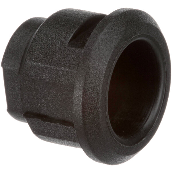 A black plastic Franke spring housing with a threaded nut.