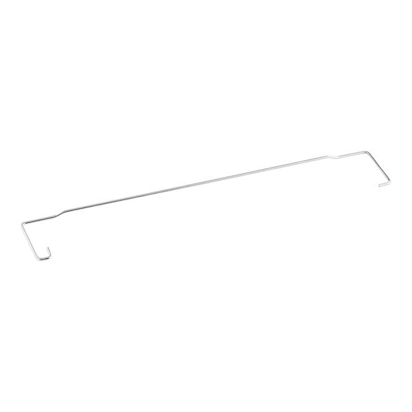 A long thin metal rod with a hook on it.